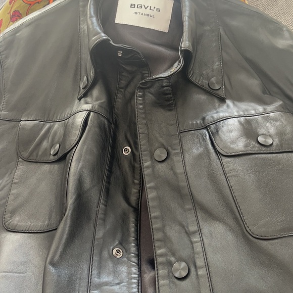 Men leather Jacket - Picture 6 of 6